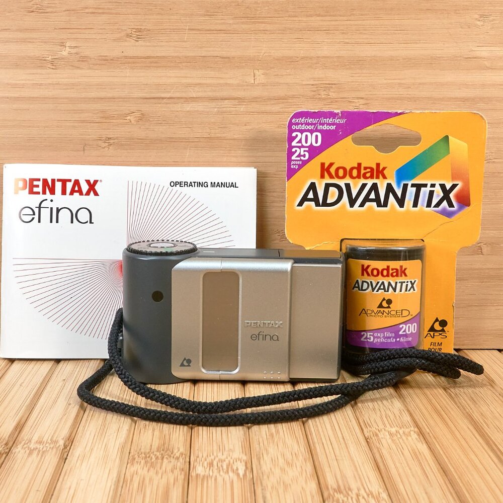Pentax Efina PQI-IX Point & Shoot APS Film Camera
